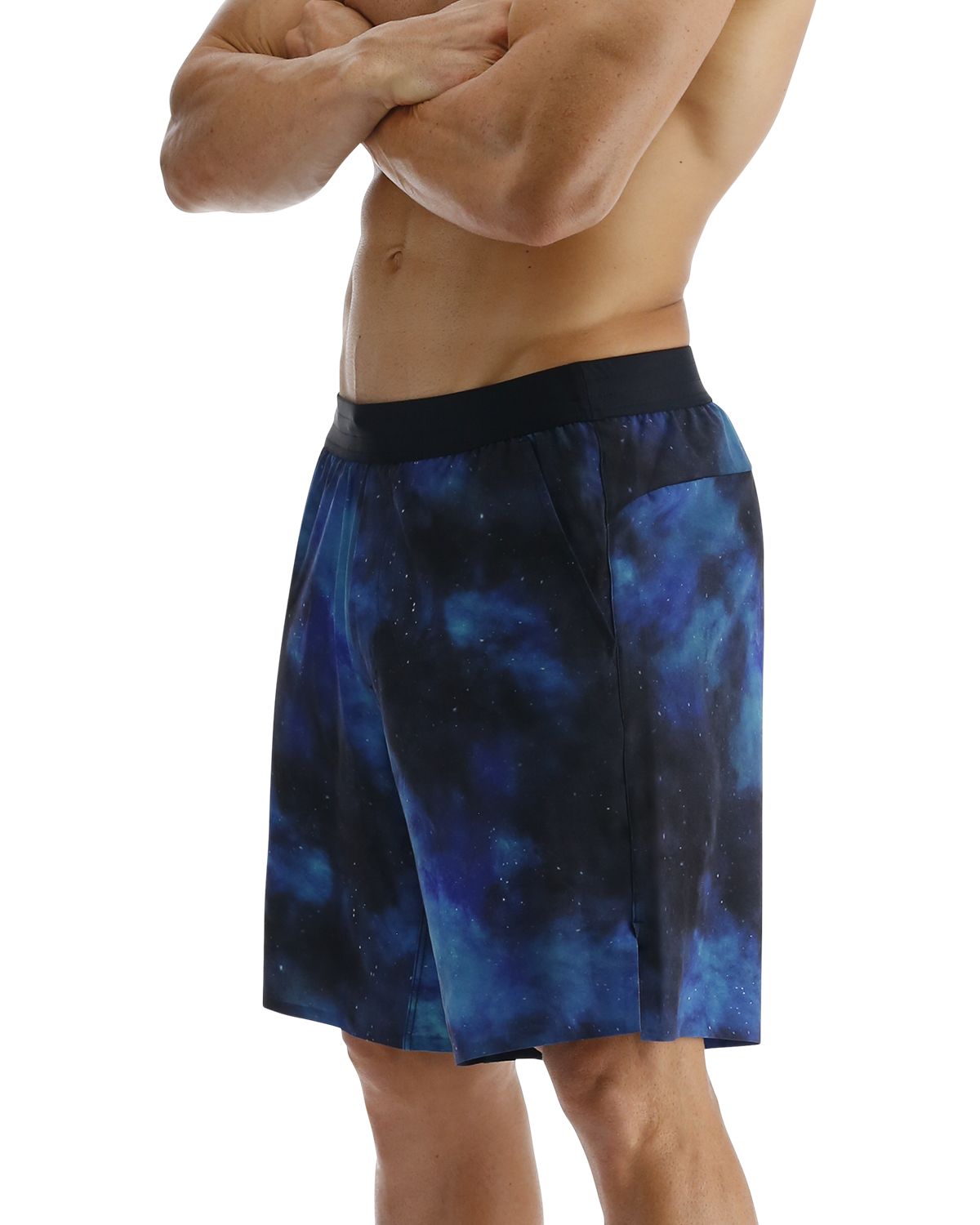  TYR Hydrosphereª Men's Lined 7" Unbroken Shorts - Cosmic Night