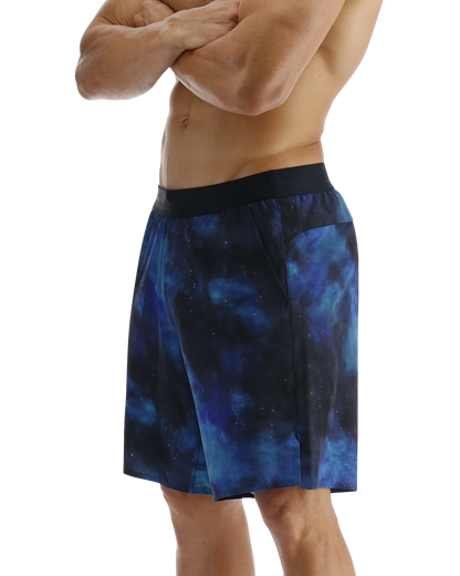  TYR Hydrosphereª Men's Lined 7" Unbroken Shorts - Cosmic Night