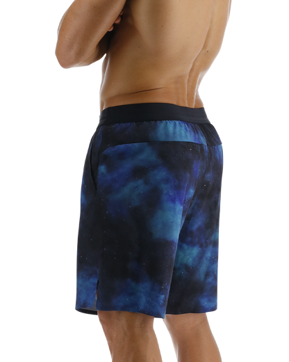  TYR Hydrosphereª Men's Lined 7" Unbroken Shorts - Cosmic Night