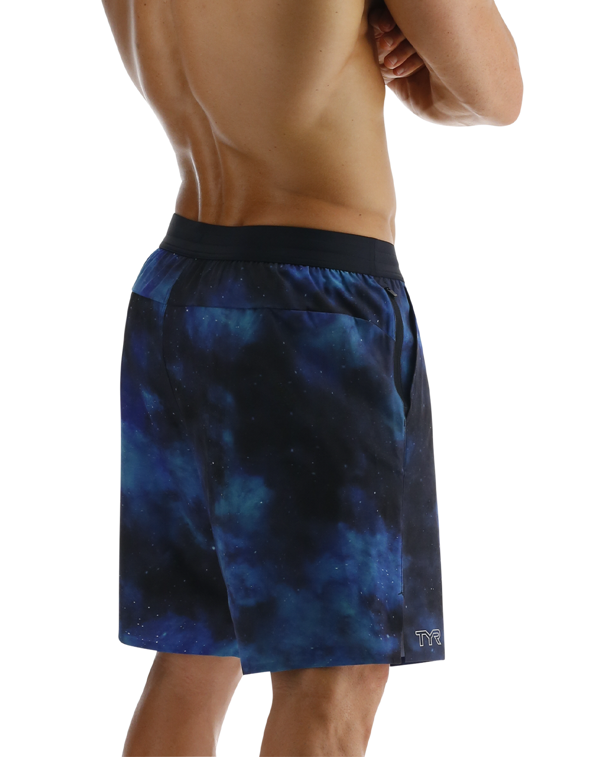  TYR Hydrosphereª Men's Lined 7" Unbroken Shorts - Cosmic Night