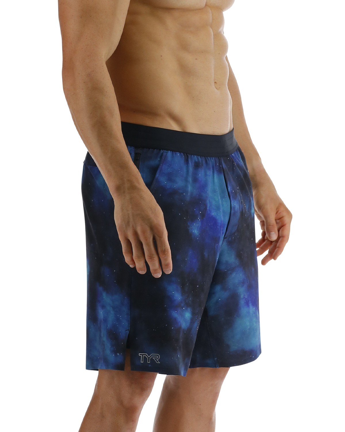  TYR Hydrosphereª Men's Lined 7" Unbroken Shorts - Cosmic Night