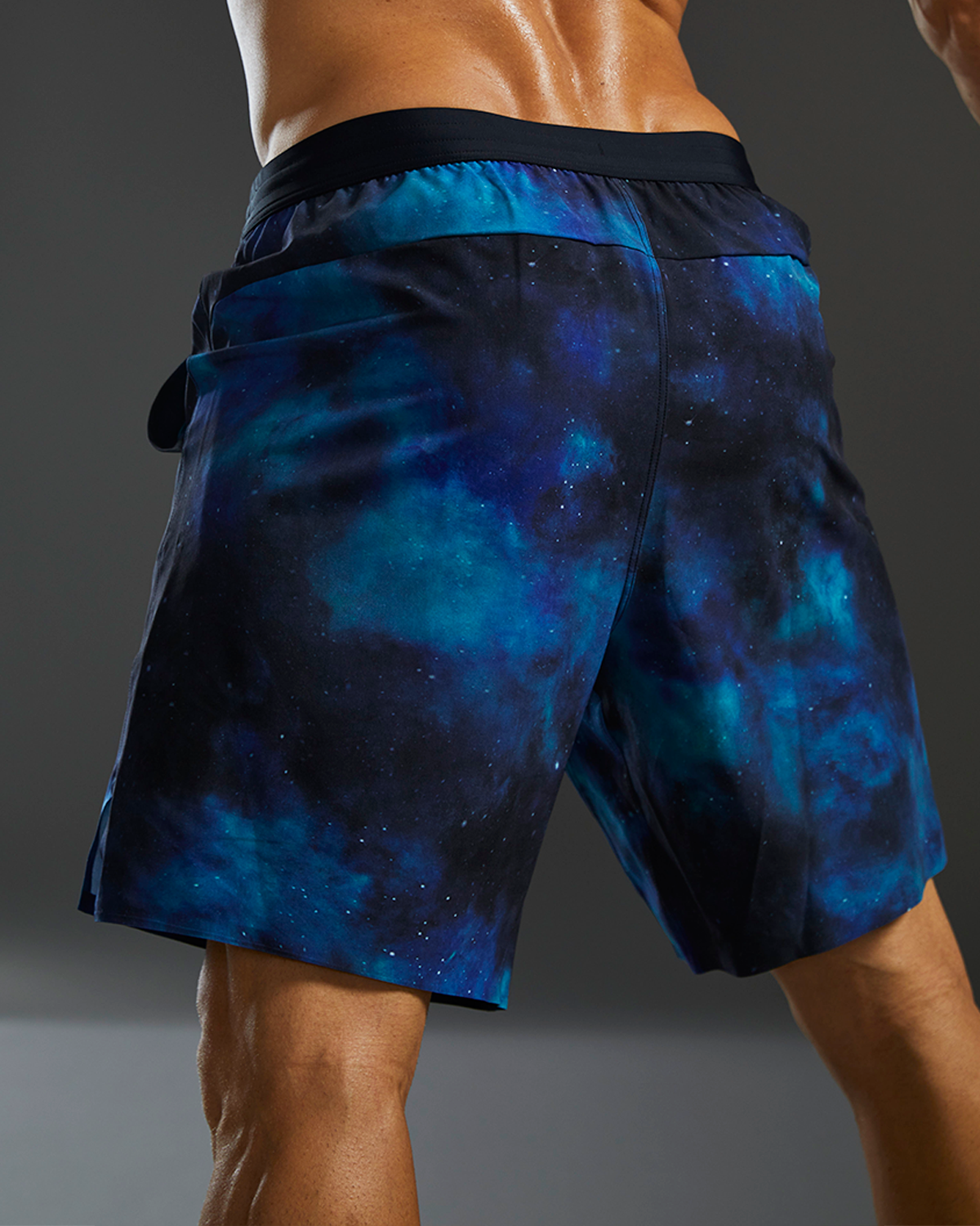  TYR Hydrosphereª Men's Lined 7" Unbroken Shorts - Cosmic Night