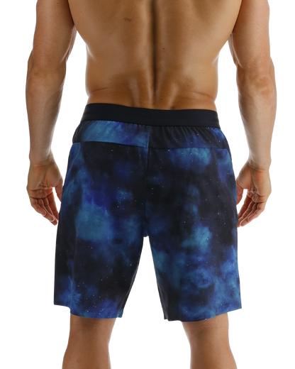  TYR Hydrosphereª Men's Lined 7" Unbroken Shorts - Cosmic Night