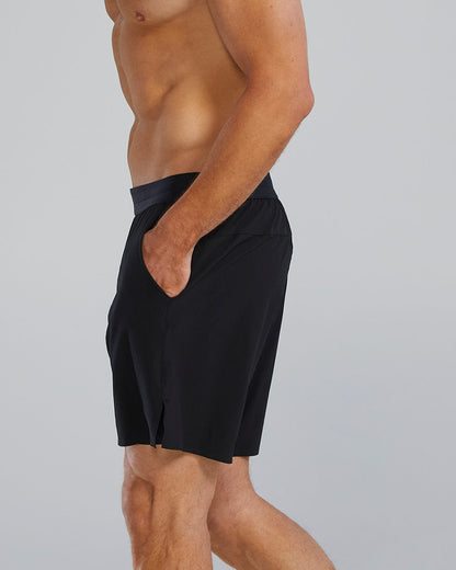  TYR Hydrosphereª Men's Lined 7" Unbroken Shorts - Solid
