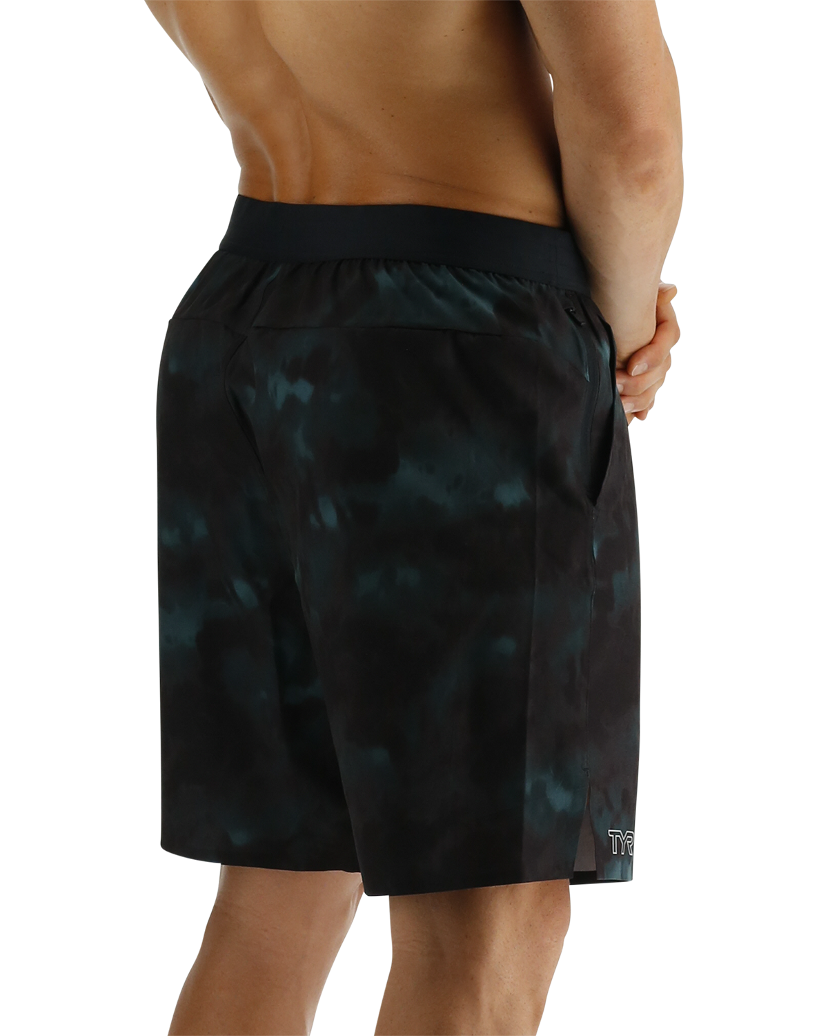  TYR Hydrosphereª Men's Unlined 9" Unbroken Shorts - Turbulent