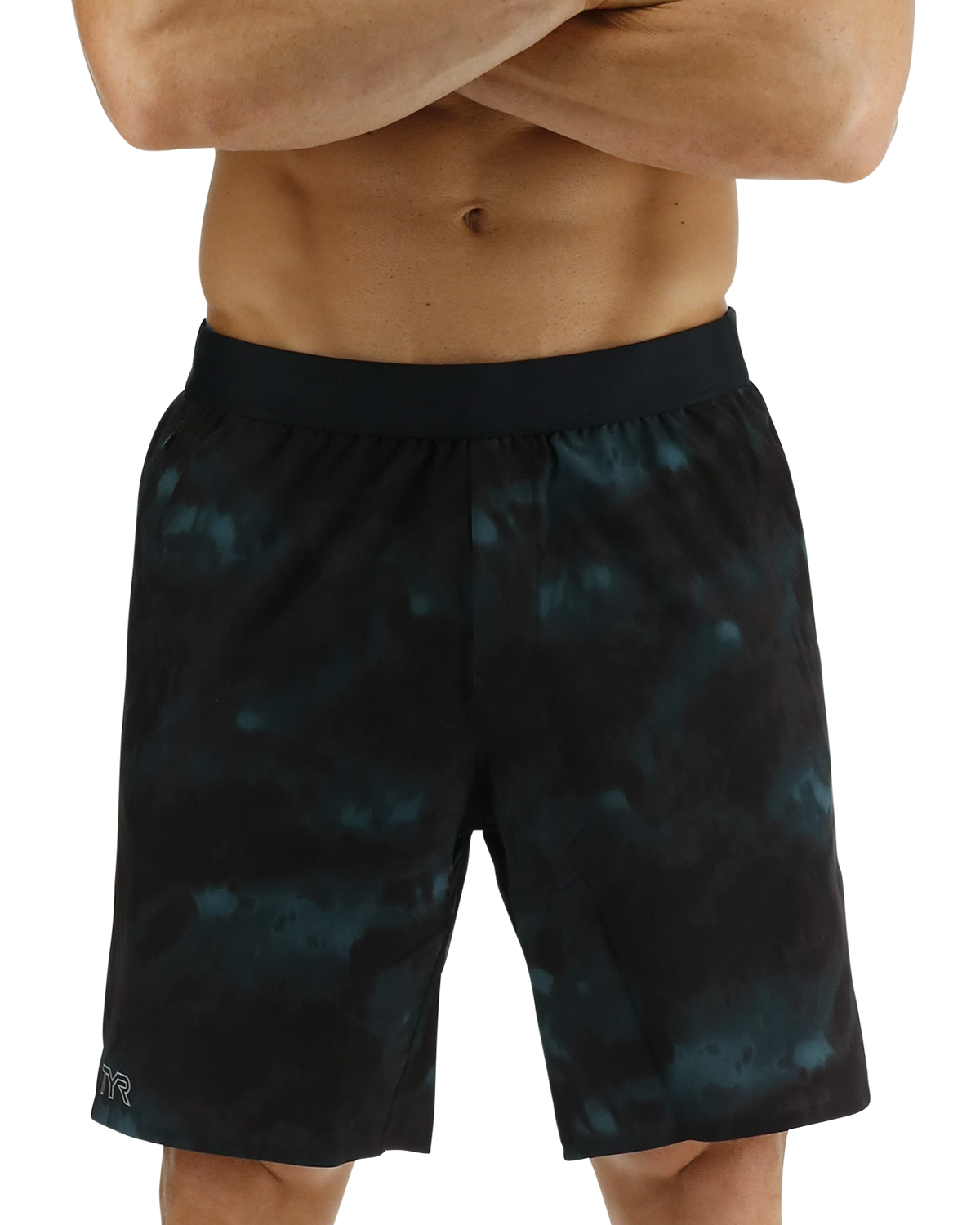  TYR Hydrosphereª Men's Unlined 9" Unbroken Shorts - Turbulent