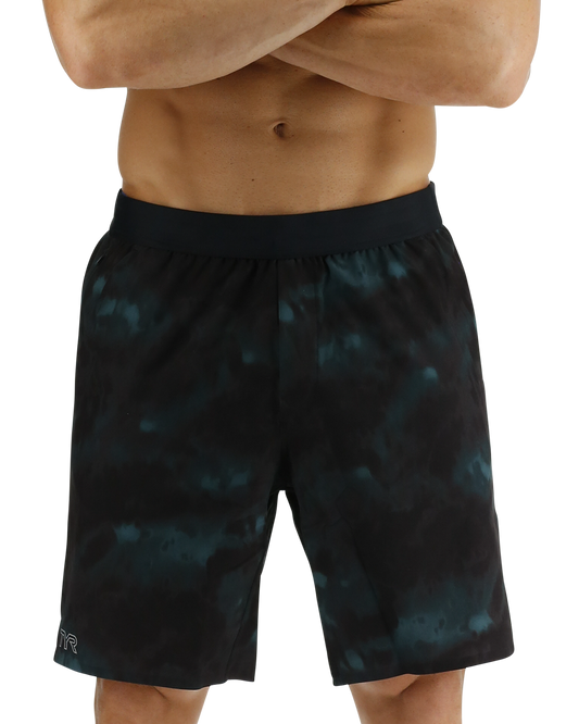  TYR Hydrosphereª Men's Unlined 9" Unbroken Shorts - Turbulent