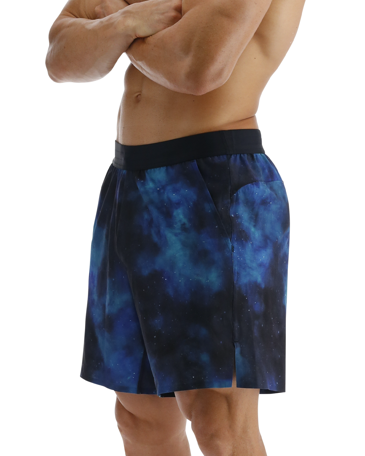  TYR Hydrosphereª Men's Unlined 7" Unbroken Shorts - Cosmic Night