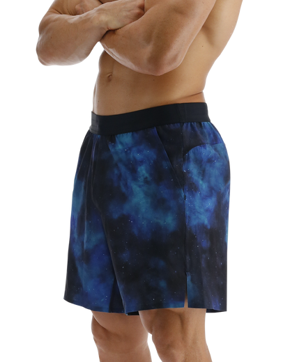  TYR Hydrosphereª Men's Unlined 7" Unbroken Shorts - Cosmic Night
