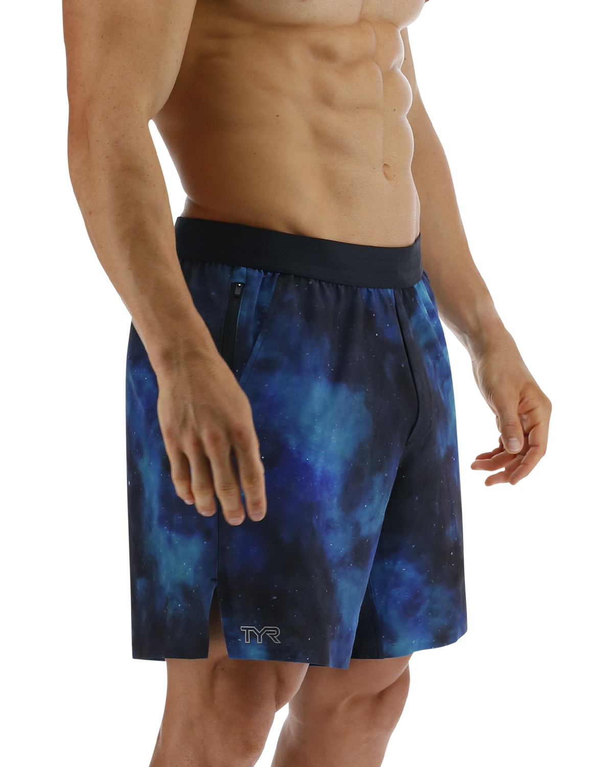  TYR Hydrosphereª Men's Unlined 7" Unbroken Shorts - Cosmic Night