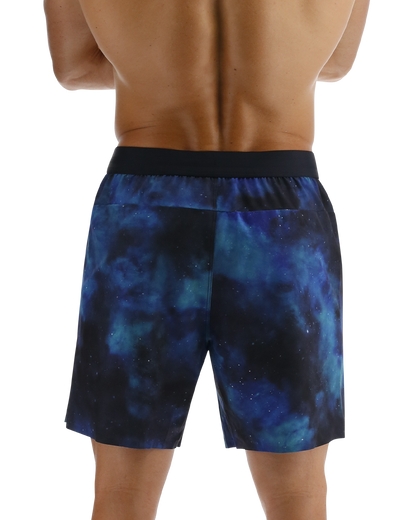  TYR Hydrosphereª Men's Unlined 7" Unbroken Shorts - Cosmic Night