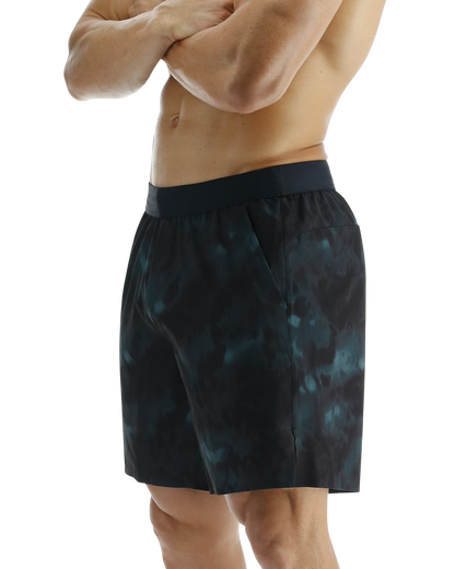  TYR Hydrosphereª Men's Unlined 7" Unbroken Shorts - Turbulent
