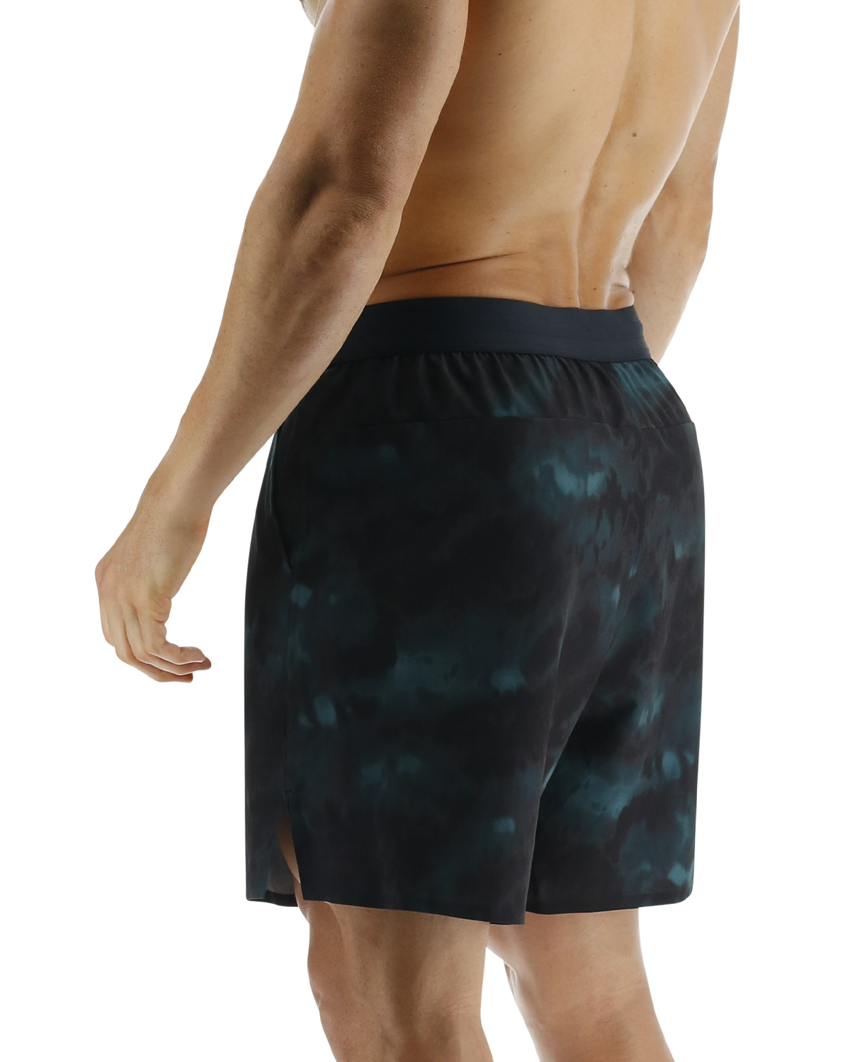  TYR Hydrosphereª Men's Unlined 7" Unbroken Shorts - Turbulent