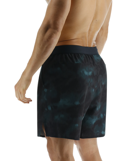  TYR Hydrosphereª Men's Unlined 7" Unbroken Shorts - Turbulent