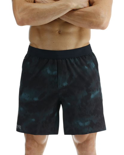  TYR Hydrosphereª Men's Unlined 7" Unbroken Shorts - Turbulent