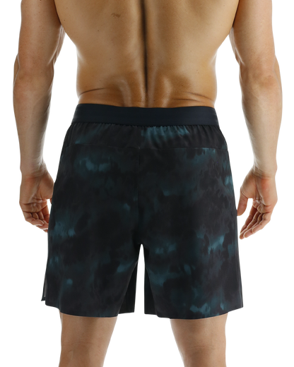  TYR Hydrosphereª Men's Unlined 7" Unbroken Shorts - Turbulent
