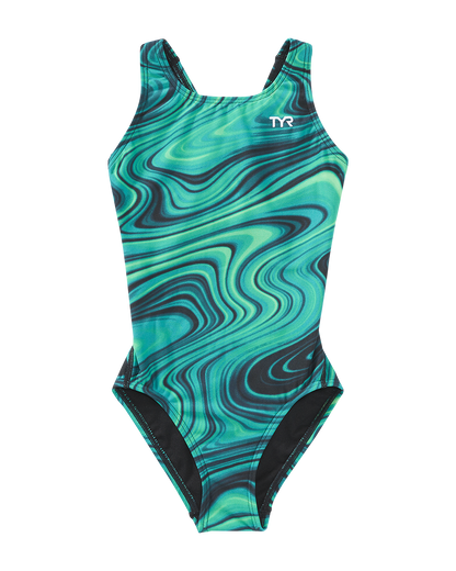  TYR Durafast Elite® Girls' Maxfit Swimsuit - Vitality