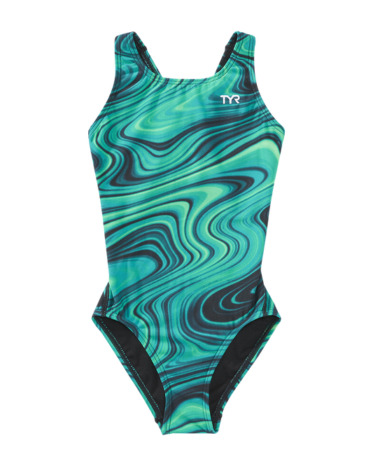  TYR Durafast Elite® Girls' Maxfit Swimsuit - Vitality