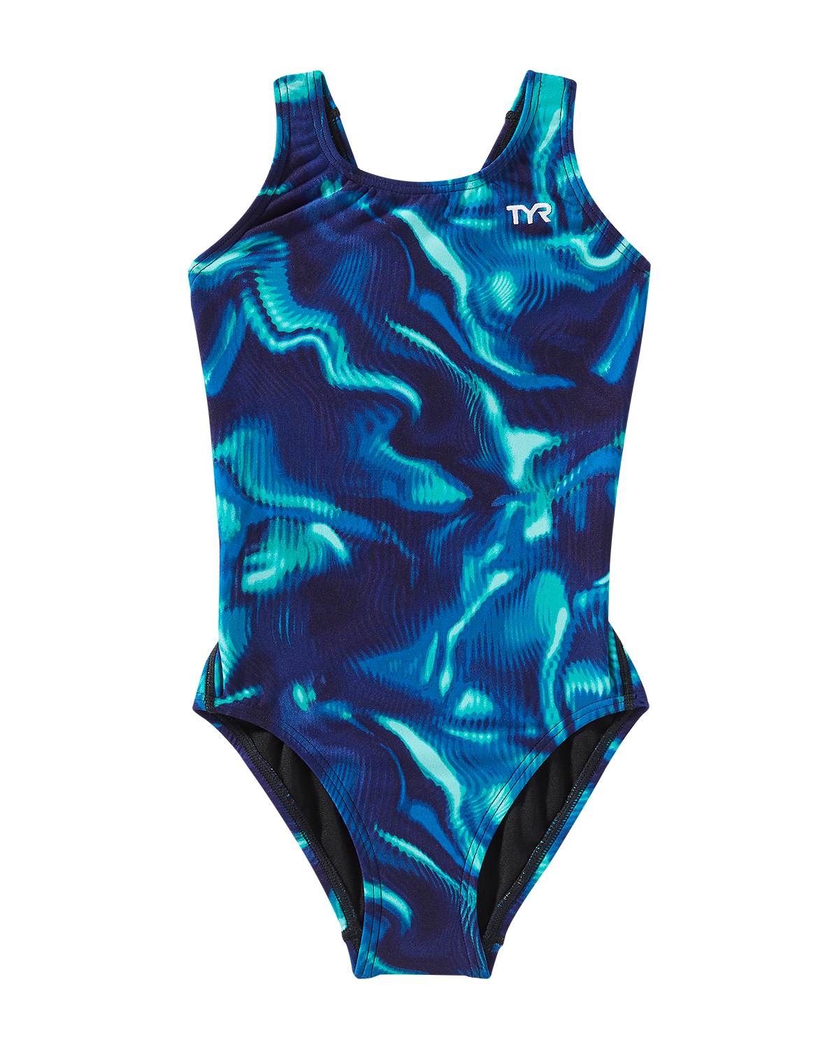  TYR Durafast Elite® Girl's Maxfit Swimsuit - Waveform
