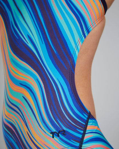 TYR Durafast Elite® Women's Cutoutfit Swimsuit - Riptidal