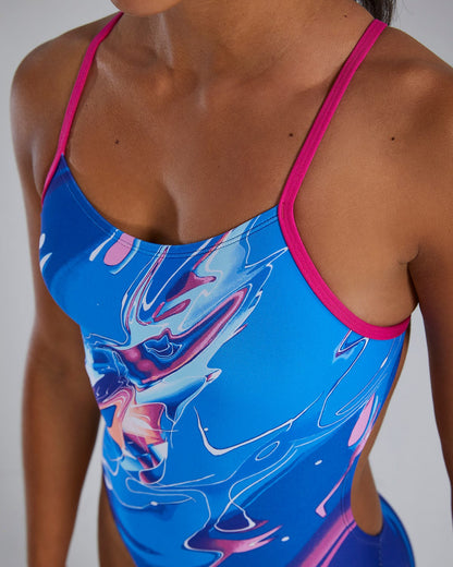  TYR Durafast Elite® Women's Cutoutfit Swimsuit - Abstractai