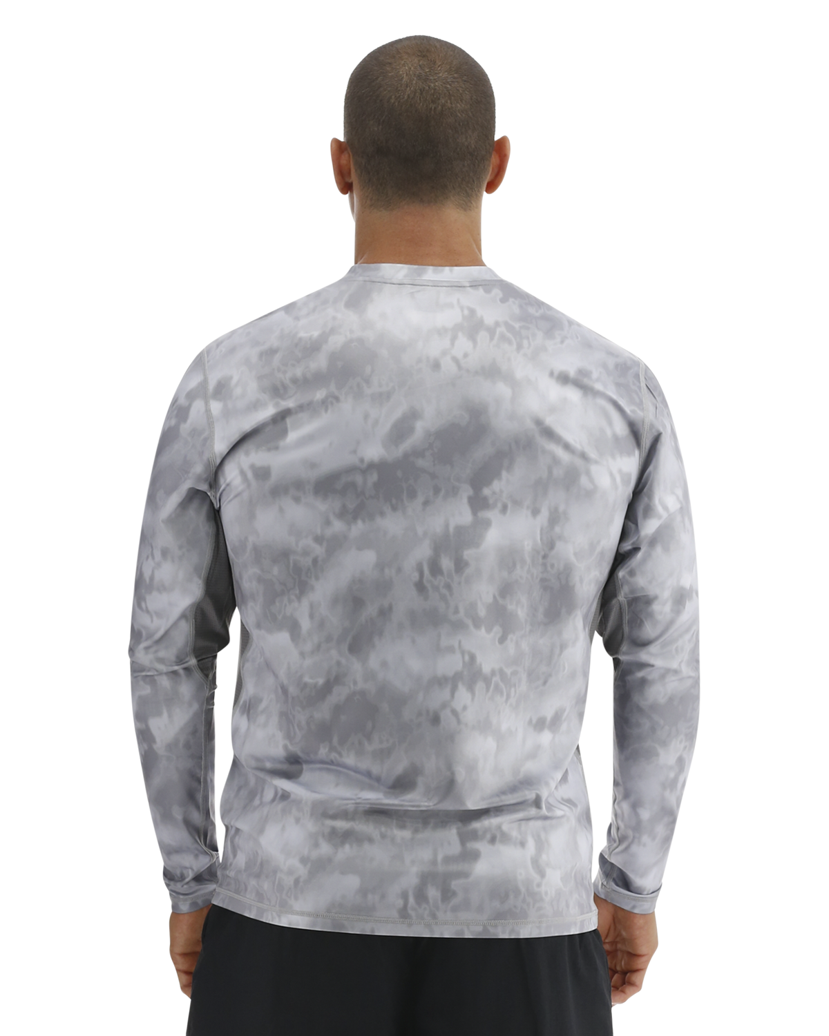  TYR SunDefense™ Men's Vented Long Sleeve Crew Shirt - Turbulent