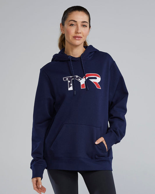  TYR Women's Ultrasoft Tech Hoodie - USA