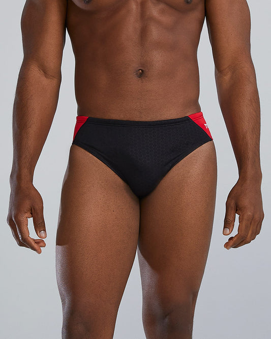  TYR Durafast Elite® Men's Blade Splice Brief Swimsuit - Hexa