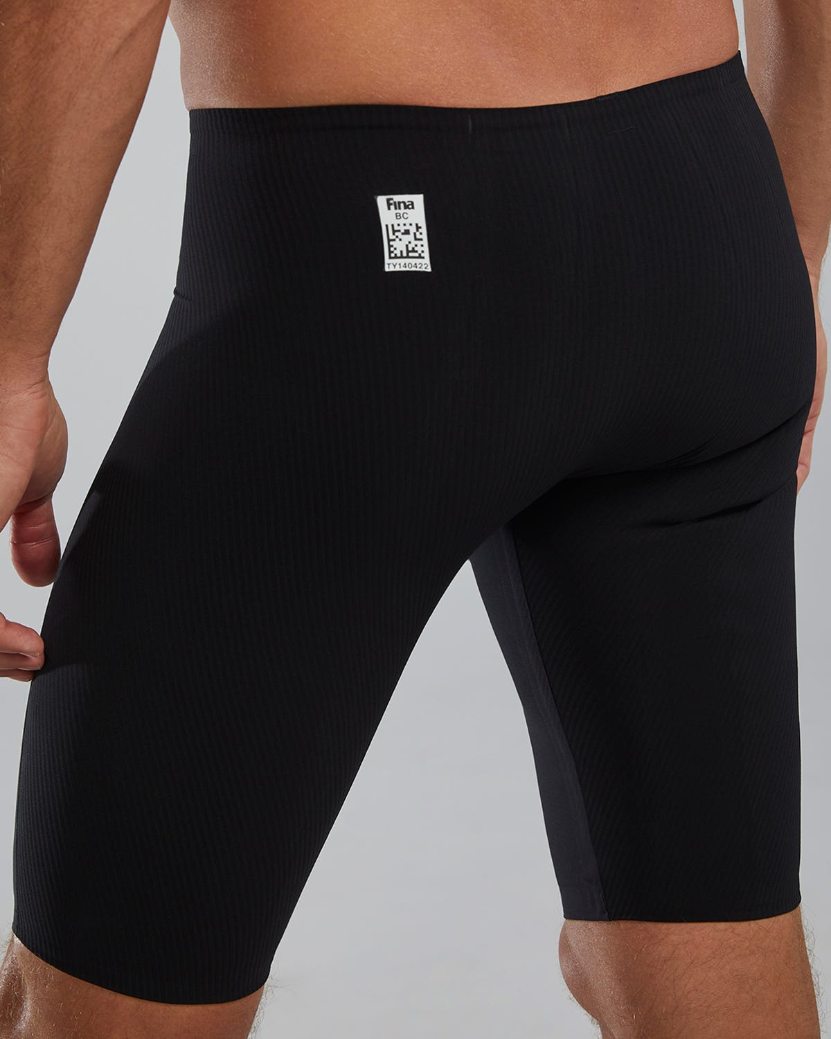  TYR Men's Shockwave High-Waist Jammer Swimsuit - Solid