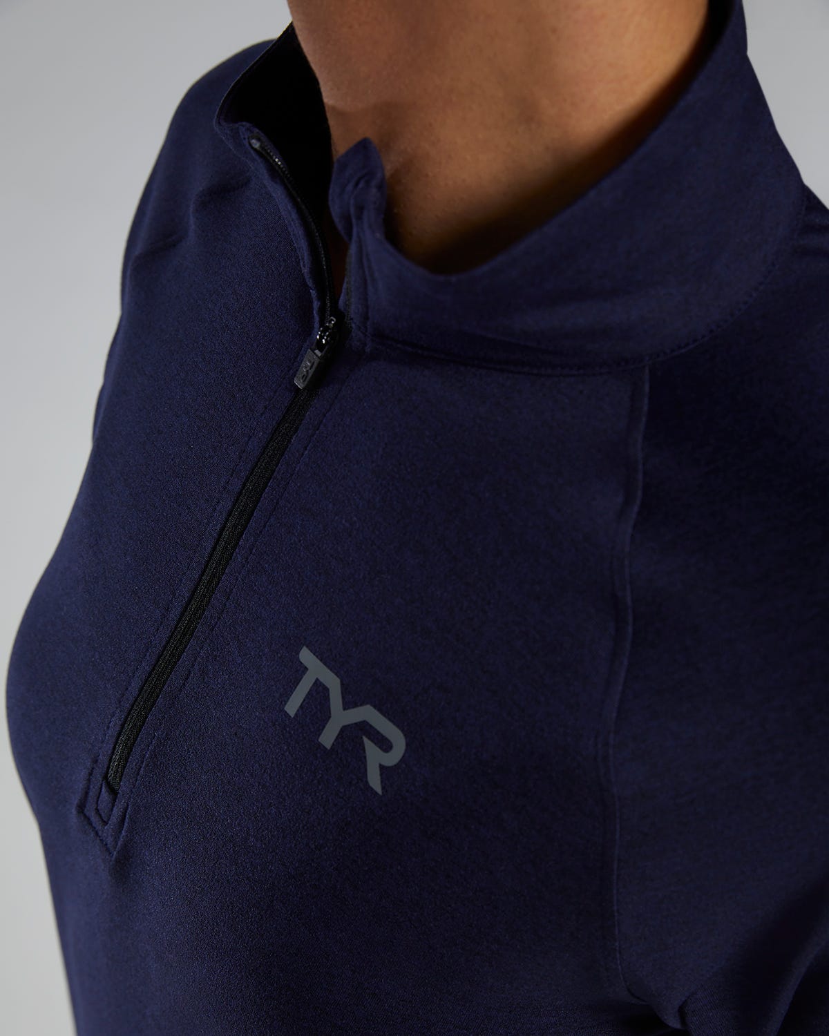  TYR Women's SLS™ Long Sleeve1⁄4 Zip- Solid