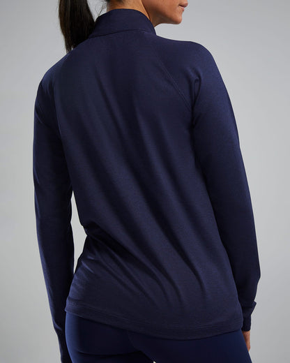 TYR Women's SLS™ Long Sleeve1⁄4 Zip- Solid