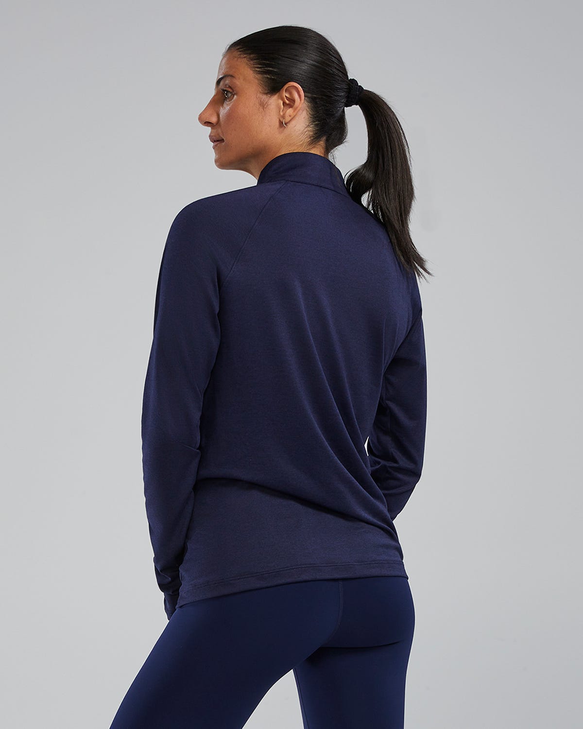  TYR Women's SLS™ Long Sleeve1⁄4 Zip- Solid