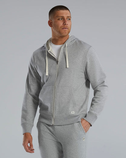  TYR UltraSoft Men's Heavyweight Terry Full-Zip Hoodie - Solid