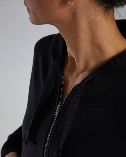  TYR UltraSoft Women's Heavyweight Terry Full-Zip Hoodie - Solid
