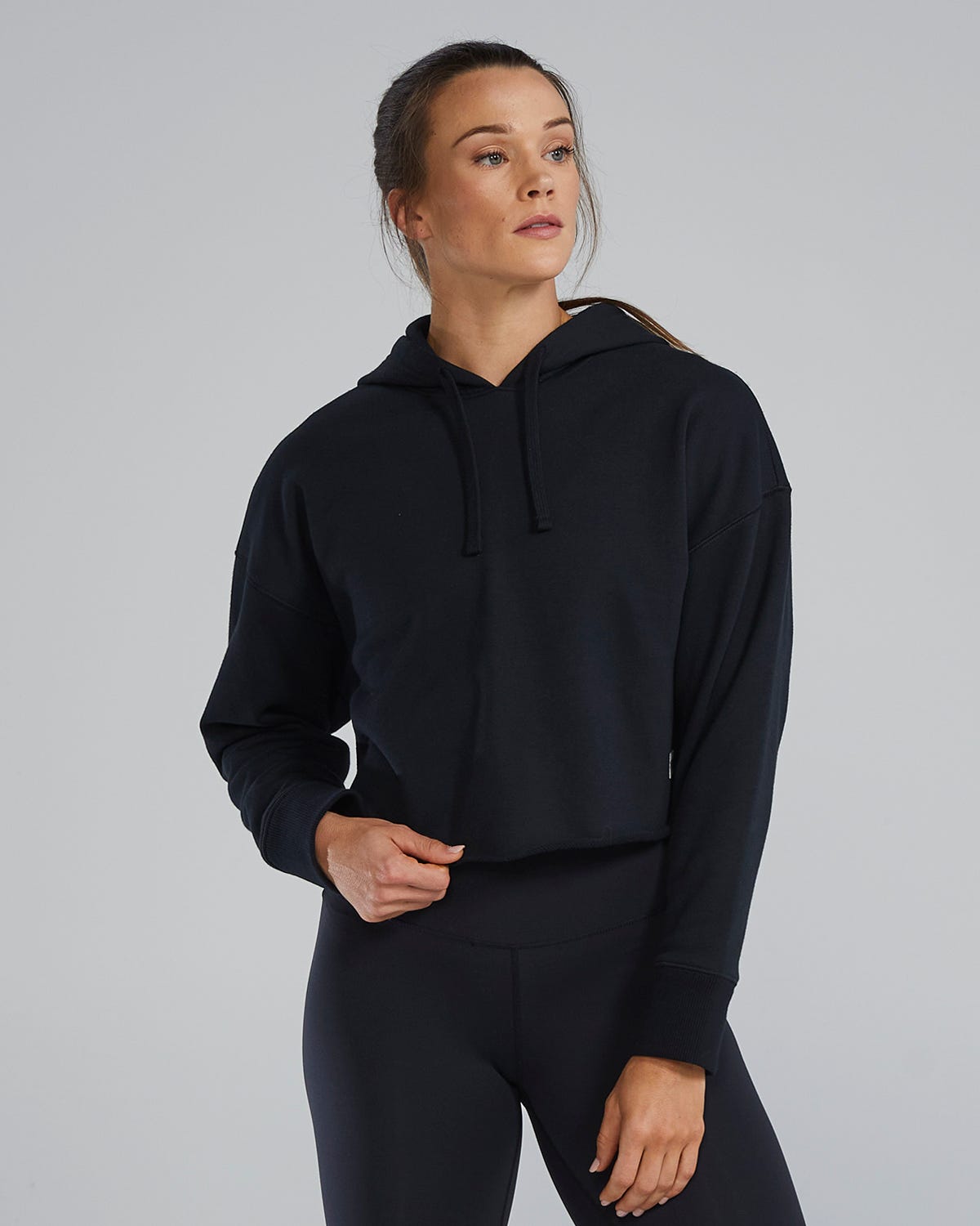  Women's Ultrasoft Heavyweight Terry Cropped Hoodie