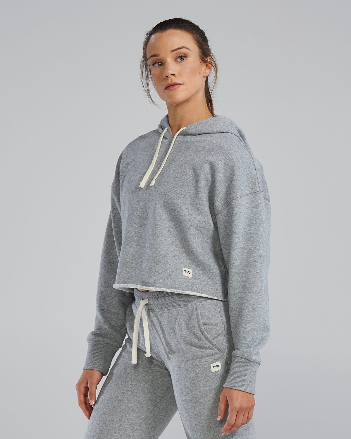  Women's Ultrasoft Heavyweight Terry Cropped Hoodie