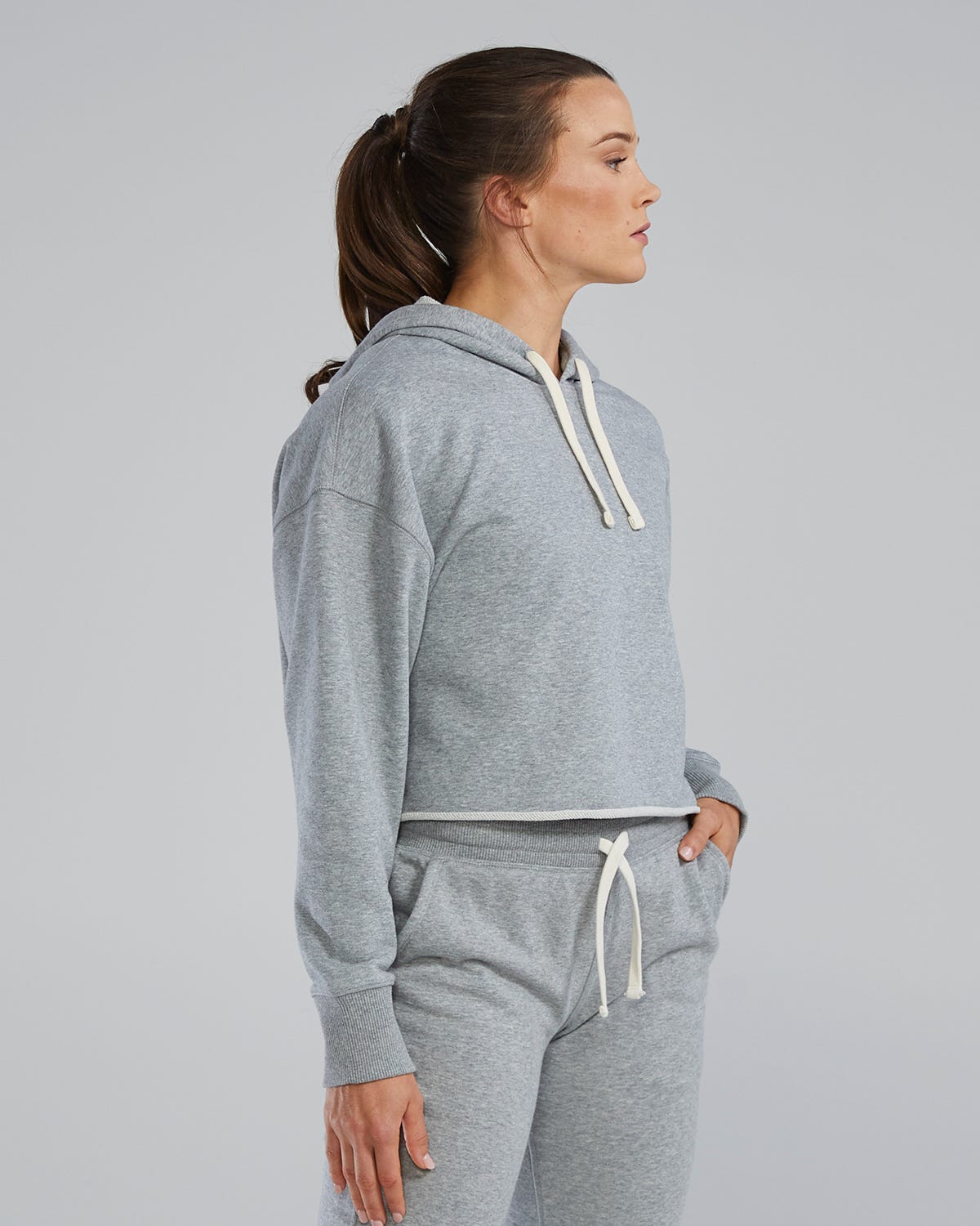  Women's Ultrasoft Heavyweight Terry Cropped Hoodie
