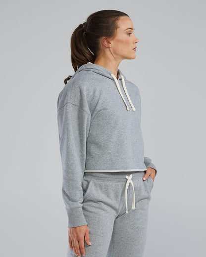  Women's Ultrasoft Heavyweight Terry Cropped Hoodie