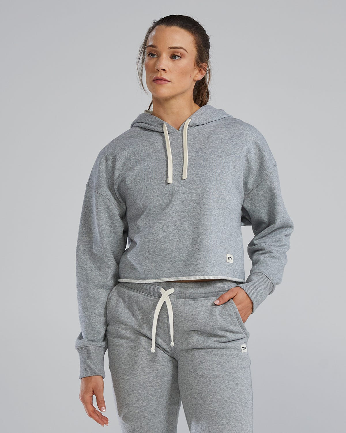  Women's Ultrasoft Heavyweight Terry Cropped Hoodie