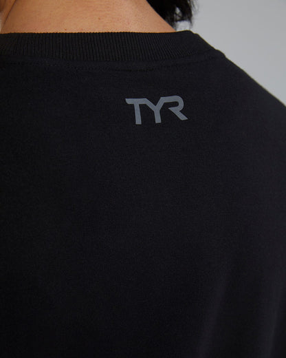  TYR UltraSoft Women's Midweight Terry Cropped Crew