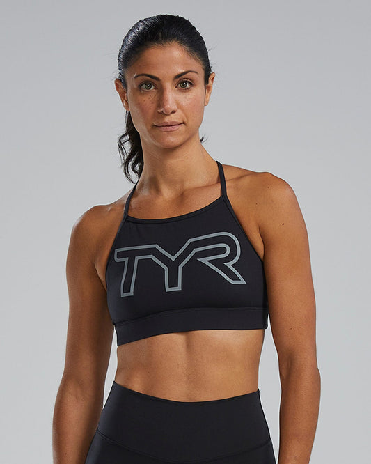  TYR Joule Elite™ Women's High Neck Sports Bra - Solid