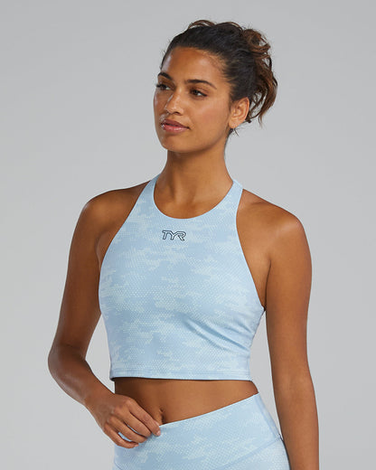  TYR Joule Elite Cropped High Neck Sports Bra