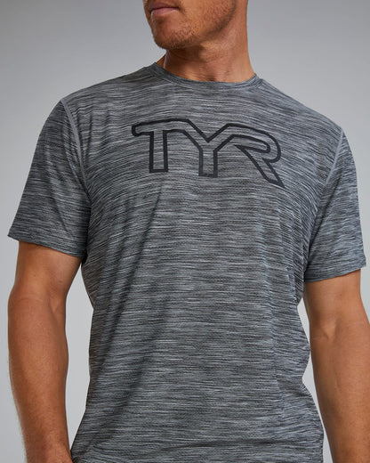  TYR Airtec™ Men's Big Logo Tee - Solid / Heather