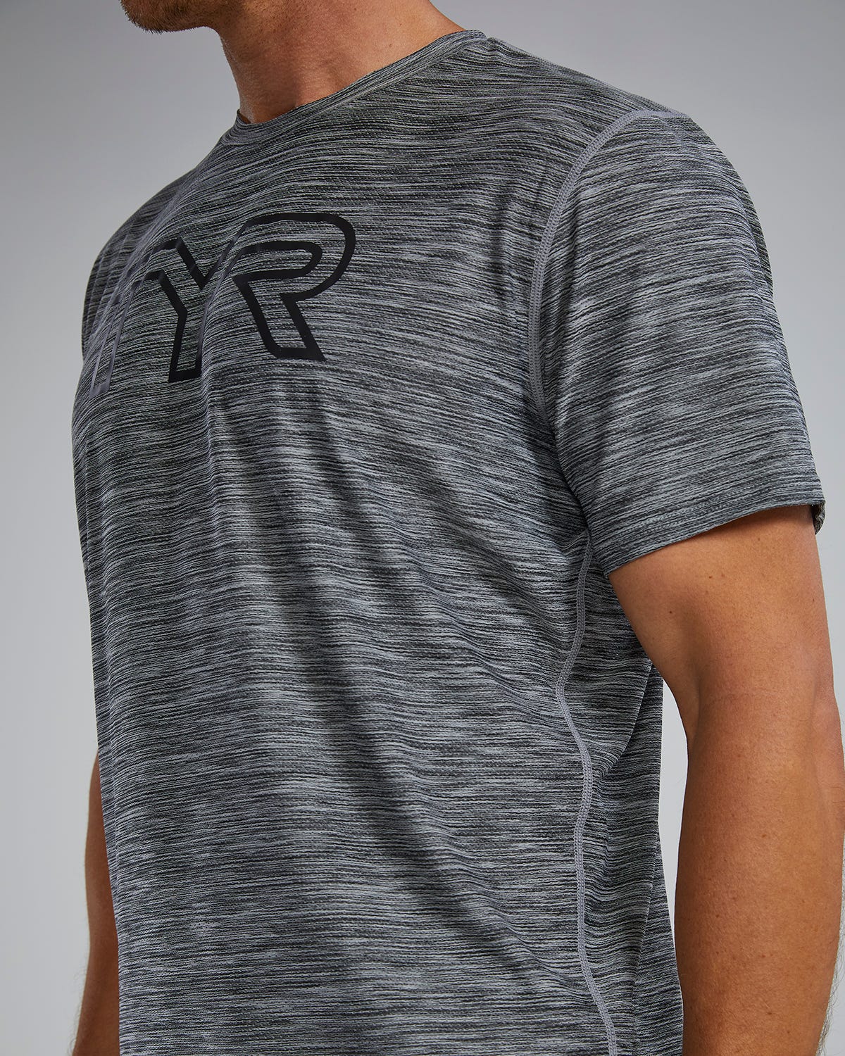  TYR Airtec™ Men's Big Logo Tee - Solid / Heather