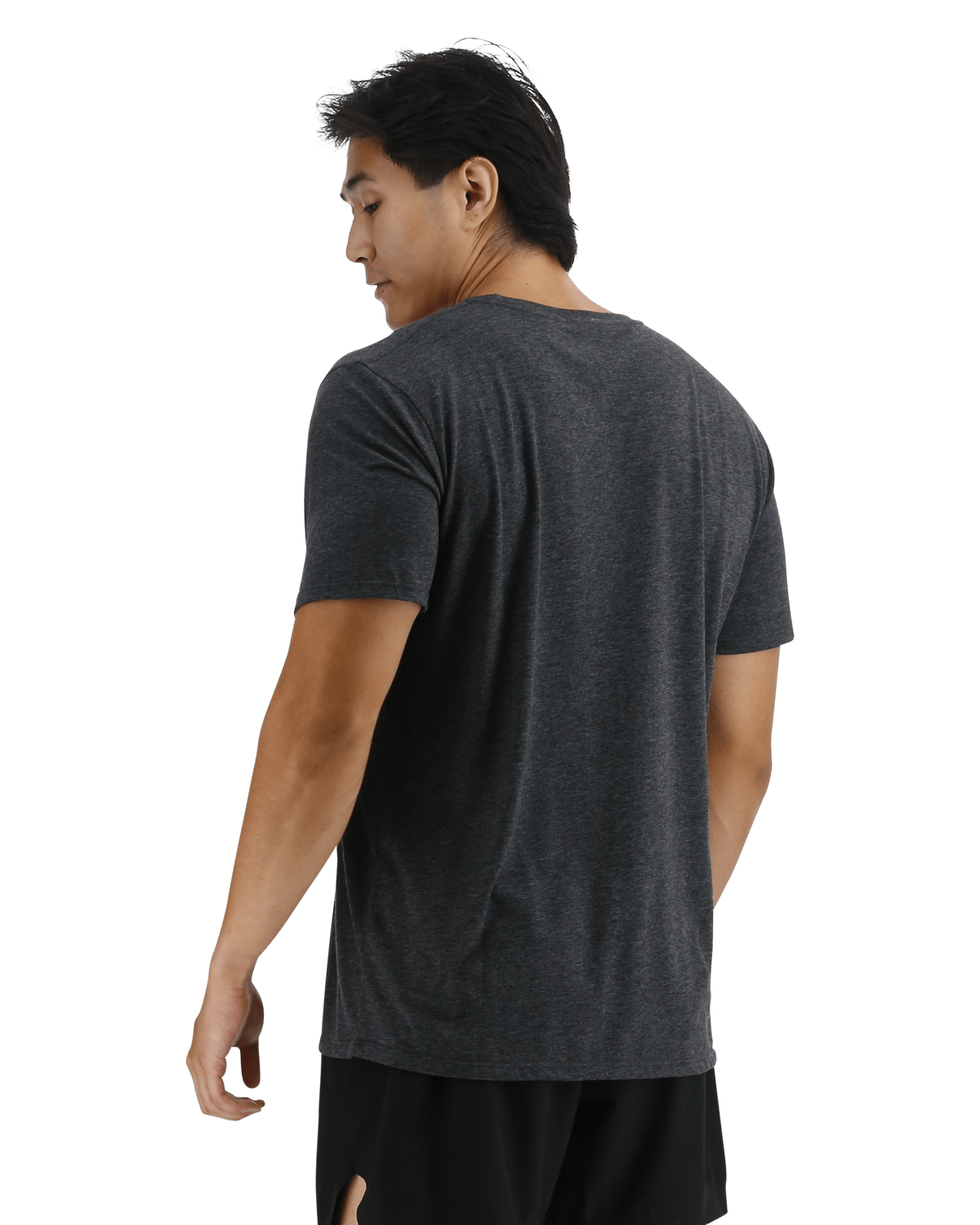  TYR UltraSoft Men's Big Logo Tri-Blend Tech Tee