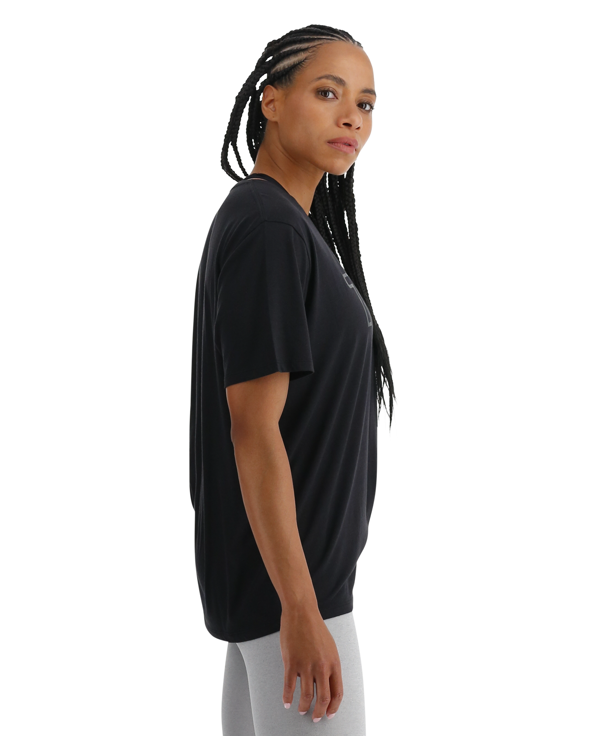  TYR UltraSoft Women's Big Logo Tri-Blend Tech Tee