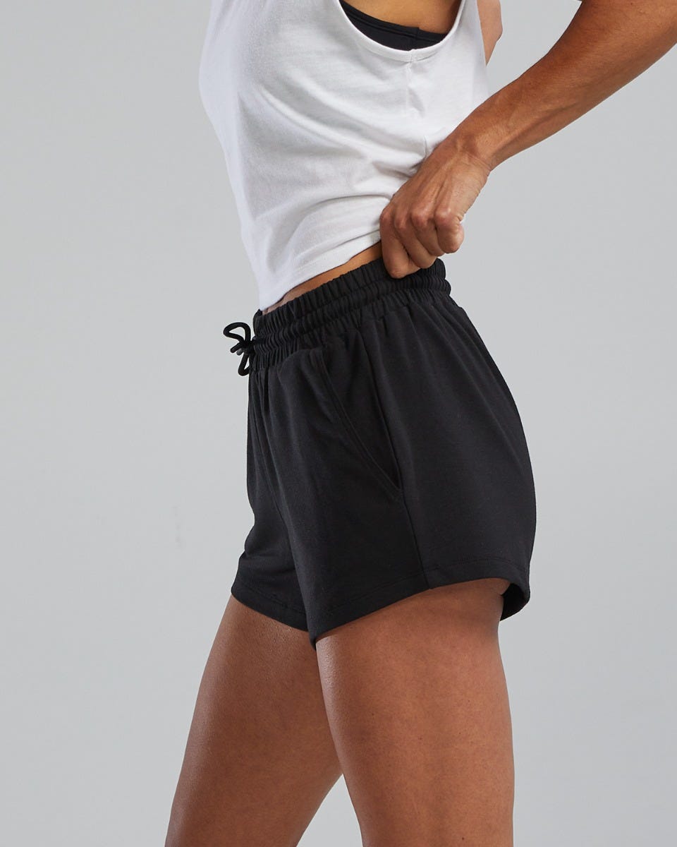  TYR UltraSoft Women's Midweight Terry A.M. Shorts - Solid / Heather
