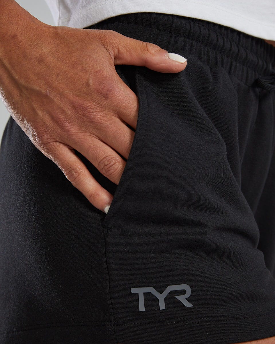  TYR UltraSoft Women's Midweight Terry A.M. Shorts - Solid / Heather