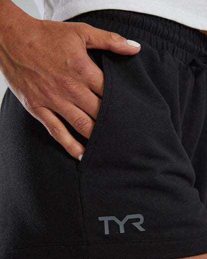  TYR UltraSoft Women's Midweight Terry A.M. Shorts - Solid / Heather