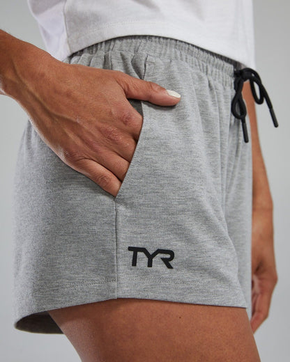  TYR UltraSoft Women's Midweight Terry A.M. Shorts - Solid / Heather